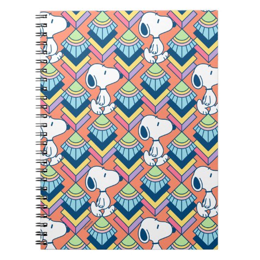 Peanuts | Snoopy Deco Dreams Muster Notizblock (Vorderseite)