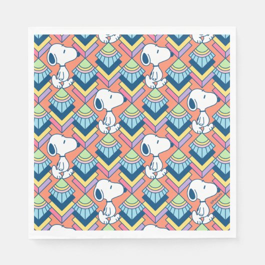 Peanuts | Snoopy Deco Dreams Muster Serviette (Vorderseite)