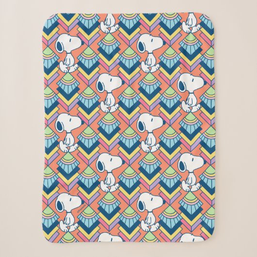 Peanuts | Snoopy Deco Dreams Muster Sherpadecke (Vorderseite)