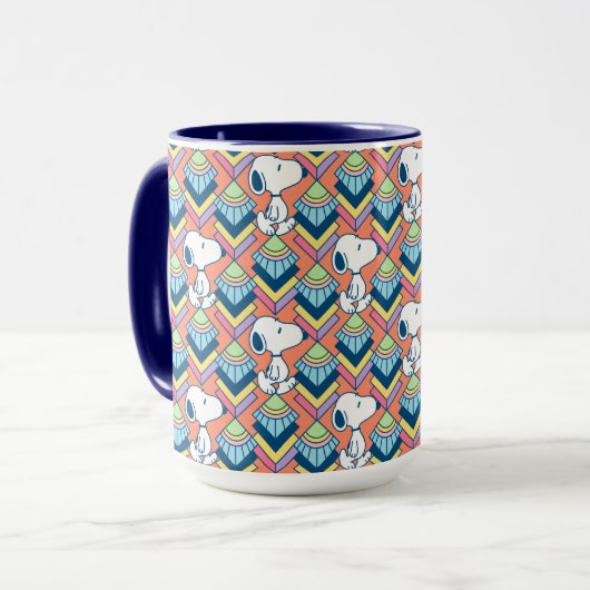 Peanuts | Snoopy Deco Dreams Muster Tasse (Vorderseite Links)