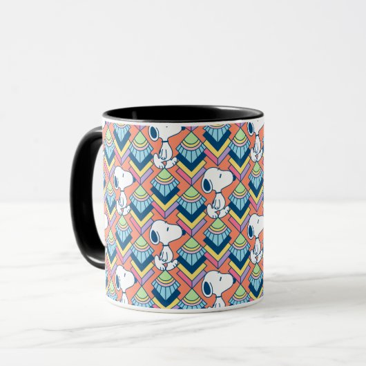 Peanuts | Snoopy Deco Dreams Muster Tasse (Vorderseite Links)