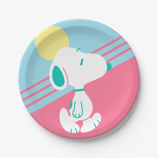 Peanuts | Snoopy Deco Träume Sonne Pappteller (Vorderseite)