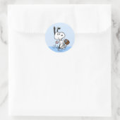 Peanuts | Snoopy der Oster-Beagle Runder Aufkleber (Tasche)