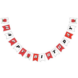Peanuts Snoopy Dog House Birthday  Bunting Flags Wimpelkette