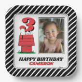 Peanuts Snoopy Dog House Birthday Paper Plates Pappteller (Vorderseite)