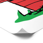 Peanuts Snoopy Dog House Birthday Poster (Ecke)