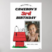 Peanuts Snoopy Dog House Birthday Poster (Vorne)