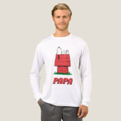 Peanuts Snoopy Dog House Birthday Tri-Blend Shirt (Vorderseite komplett)