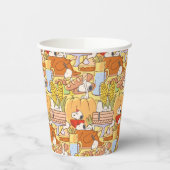 Peanuts Snoopy Erntedankfest-Muster Pappbecher (Links)