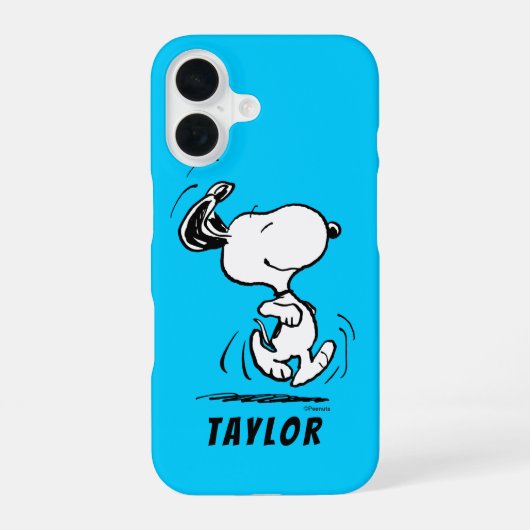 Peanuts | Snoopy Glückstanz iPhone 16 Hülle (Rückseite)