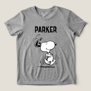 Peanuts   Snoopy Glückstanz Tri-Blend Shirt
