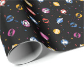 Peanuts Snoopy Graduation Celebration Pattern Geschenkpapier (Rolleneckpunkt)