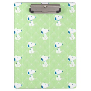 Peanuts Snoopy Green Deco Dreams Muster Klemmbrett
