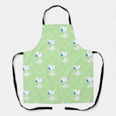 Peanuts | Snoopy Green Deco Dreams Muster Schürze (Vorderseite)