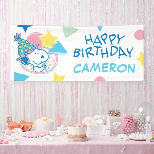 PEANUTS | Snoopy Happy Birthday Balloons Banner (Party)