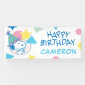 PEANUTS | Snoopy Happy Birthday Balloons Banner (Horizontal)