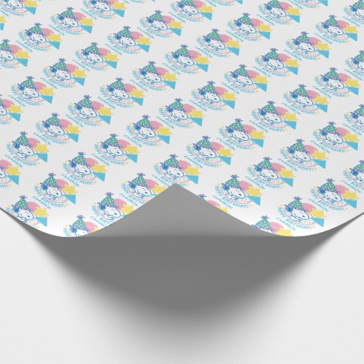 PEANUTS | Snoopy Happy Birthday Balloons Geschenkpapier (Ecke)