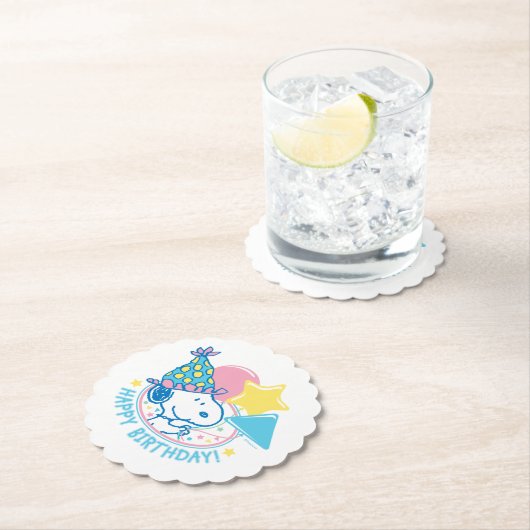 PEANUTS | Snoopy Happy Birthday Balloons Untersetzer (Vor Ort)