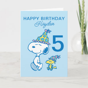 PEANUTS Snoopy Happy Birthday Karte