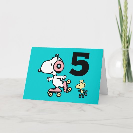 PEANUTS | Snoopy Happy Birthday Karte (Vorderseite)