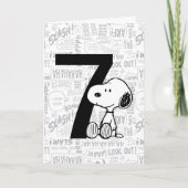 PEANUTS | Snoopy Happy Birthday Karte (Vorderseite)