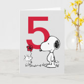 PEANUTS | Snoopy Happy Birthday Karte (Gelbe Blume)
