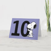 PEANUTS | Snoopy Happy Birthday Karte (Vorderseite)