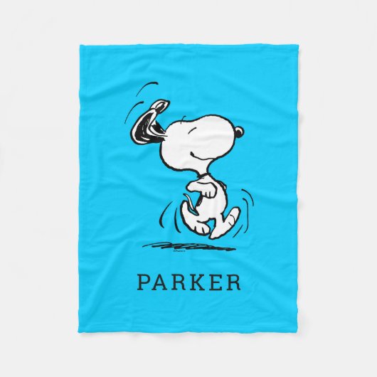 Peanuts | Snoopy Happy Dance Fleece-Decke Fleecedecke (Vorderseite)