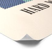 Peanuts Snoopy Hard Work Pays Off Graduation Poster (Ecke)