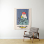 Peanuts Snoopy Hard Work Pays Off Graduation Wandteppich (Beispiel)