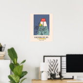Peanuts Snoopy harte Arbeit lohnt sich Abschluss Poster (Heimbüro)