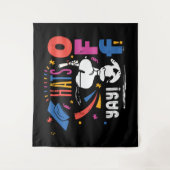 Peanuts Snoopy Hats Off To You Graduation Congrats Wandteppich (Vorderseite)