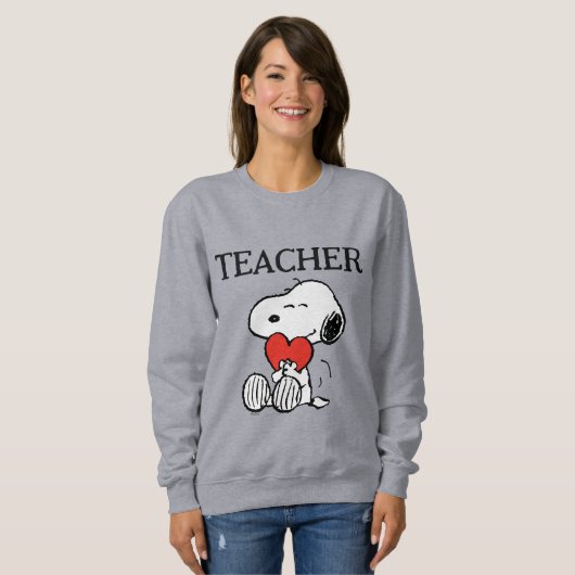 Peanuts | Snoopy Heart Hug Teacher Sweatshirt (Vorne ganz)