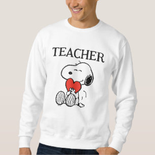 Peanuts Snoopy Heart Hug Teacher Sweatshirt