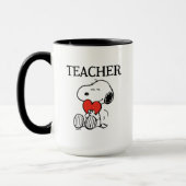 Peanuts | Snoopy Heart Hug Teacher Tasse (Links)