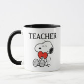 Peanuts | Snoopy Heart Hug Teacher Tasse (Links)