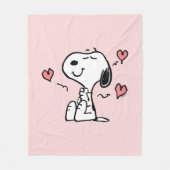 Peanuts | Snoopy Hearts Fleecedecke (Vorderseite)