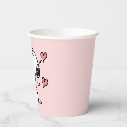Peanuts | Snoopy Hearts Pappbecher (Links)