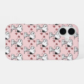 Peanuts | Snoopy Herzen iPhone 16 Hülle (Rückseite (Horizontal))