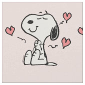 Peanuts | Snoopy Herzen Stoff (Nahaufnahme)