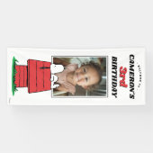 Peanuts Snoopy Hundehütte Geburtstagsbanner Banner (Horizontal)