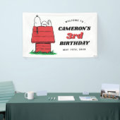 Peanuts Snoopy Hundehütte Geburtstagsbanner Banner (Messeveranstaltung)