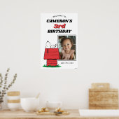 Peanuts Snoopy Hundehütte Geburtstagsposter Poster (Küche)