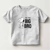 Peanuts Snoopy | Ich bin der große Bruder Kleinkind T-shirt (Vorderseite)