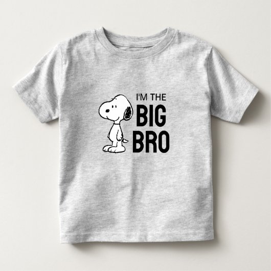 Peanuts Snoopy | Ich bin der große Bruder Kleinkind T-shirt (Vorderseite)