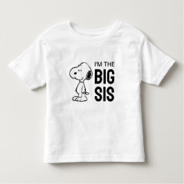 Peanuts Snoopy | Ich bin die große Schwester Kleinkind T-shirt