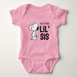 Peanuts Snoopy | Ich bin die kleine Schwester Baby Strampler