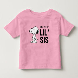 Peanuts Snoopy | Ich bin die kleine Schwester Kleinkind T-shirt