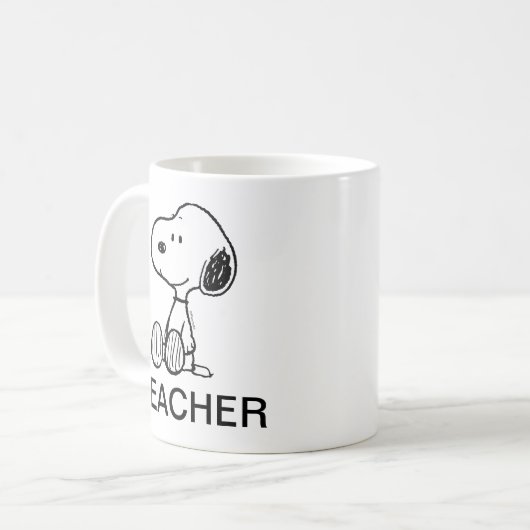 PEANUTS | Snoopy Lehrer Kaffeetasse (Vorderseite Links)