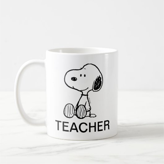 PEANUTS | Snoopy Lehrer Kaffeetasse (Links)